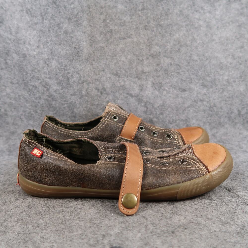 BC Footwear Shoes Womens 8 Y2k Sneakers Rough and Tumble Flat Oxford Brown Retro